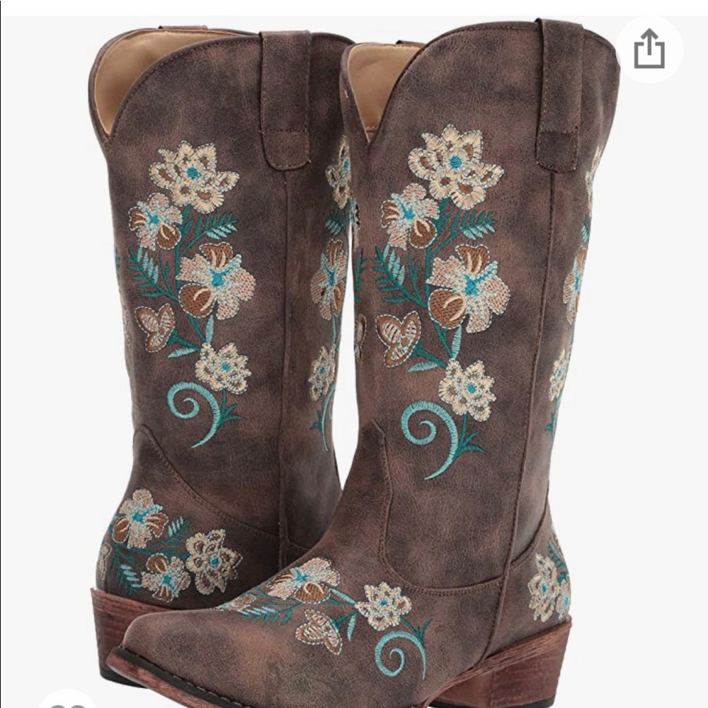 ROPER Women's Riley Floral Fashion Boot size 7.5